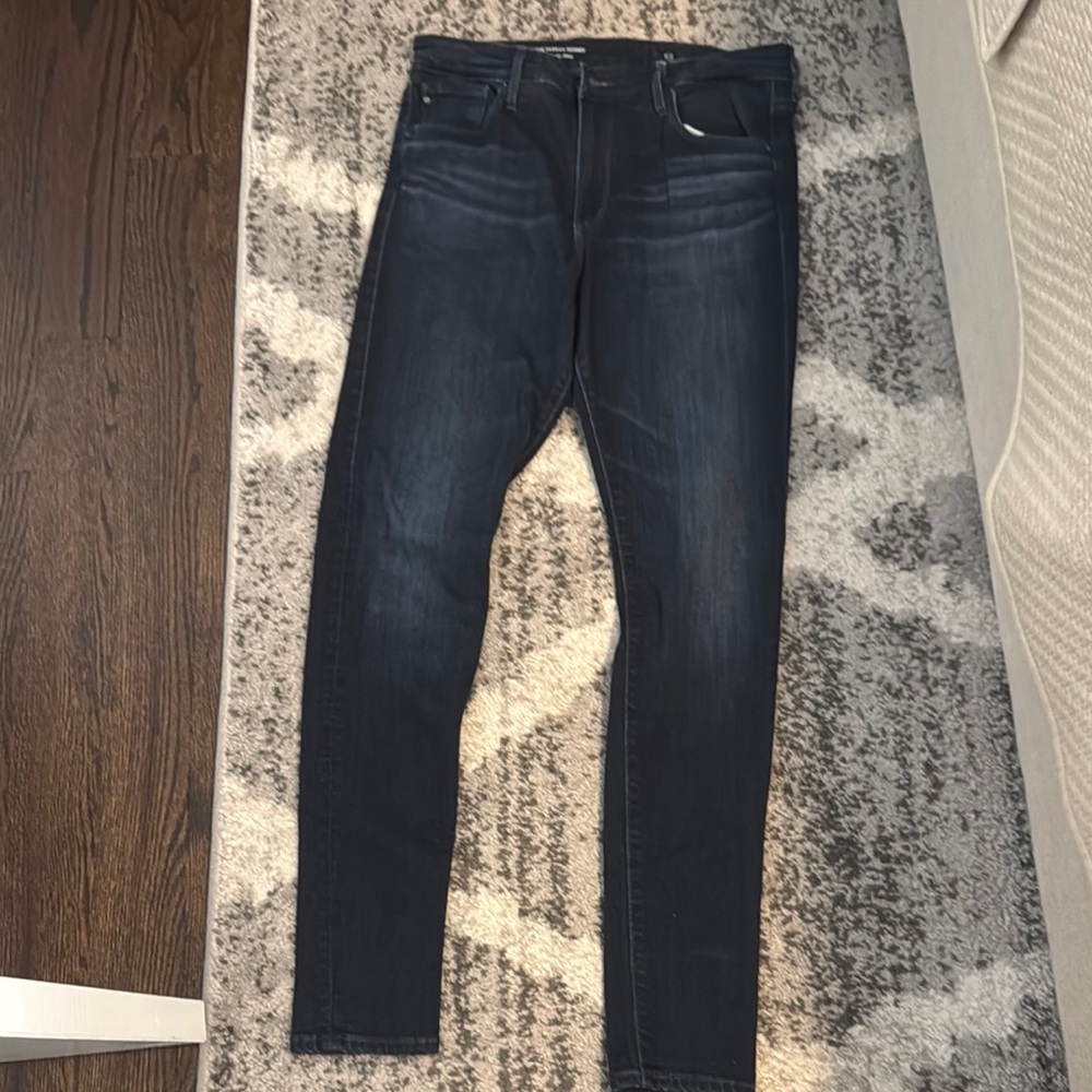 Ag Adriano Goldschmied Blue Skinny Jeans with Stretch - Picture 1 of 5